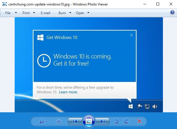 Phục hồi Windows Photo Viewer trên Windows 10