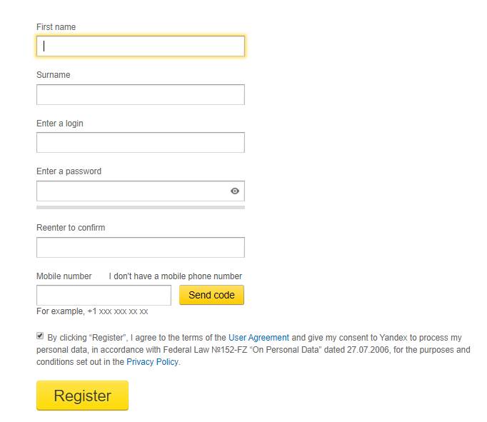 Tạo mail tên miền riêng với Yandex miễn phí