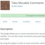 Sử dụng plugins Tako Movable Comments di chuyển comments