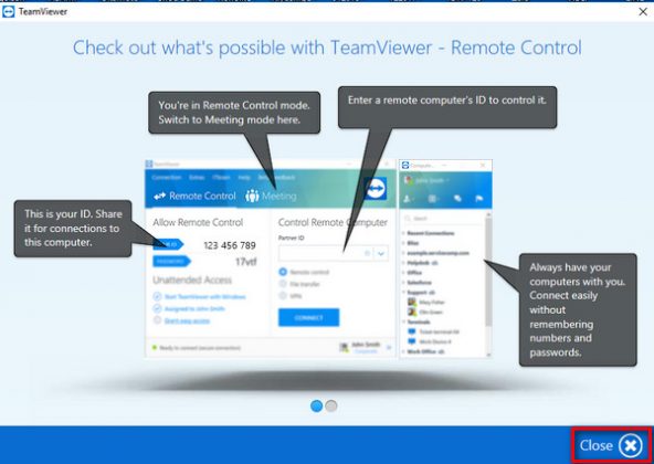 teamviewer change to free license