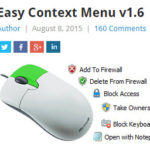 Easy Context Menu thiết lập, chỉnh sửa menu chuột phải