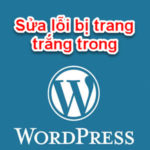 Sửa lỗi bị trang trắng trong WordPress